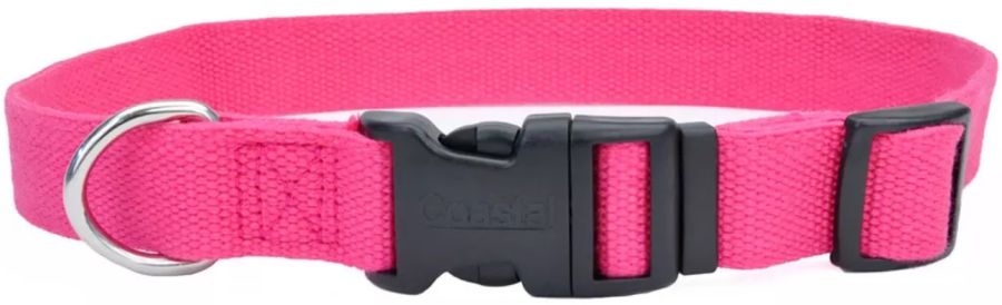 Coastal Pet New Earth Soy Adjustable Dog Collar Fuchsia image 0