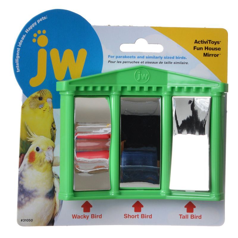 JW Insight Fun House Mirror Bird Toy image 0
