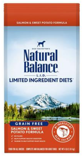 Natural Balance Pet Foods LID Salmon and Sweet Potato Adult 4 lb image 0
