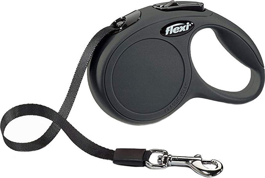 Flexi New Classic Retractable Tape Leash - Black image 0