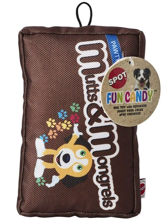 Spot Fun Candy Mutts & Mongrels Plush Dog Toy image 0