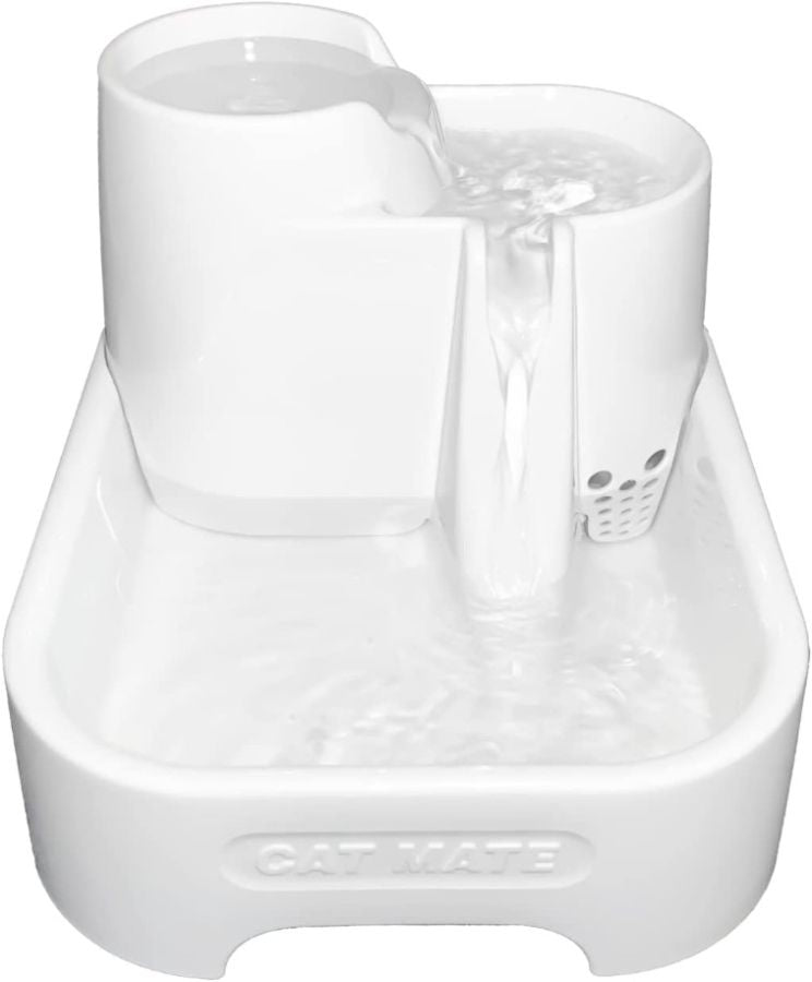 Cat Mate Pet Fountain - White image 0
