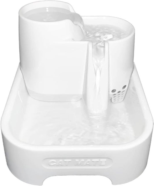 Cat Mate Pet Fountain - White image 0