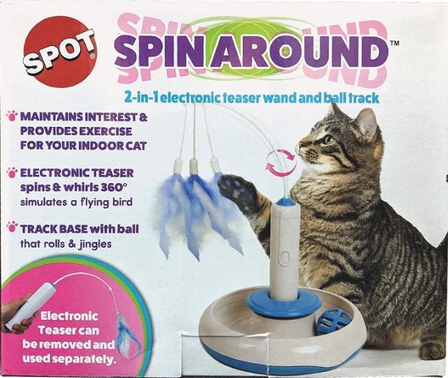 Spot Spin Around Cat Track Cat Toy image 0