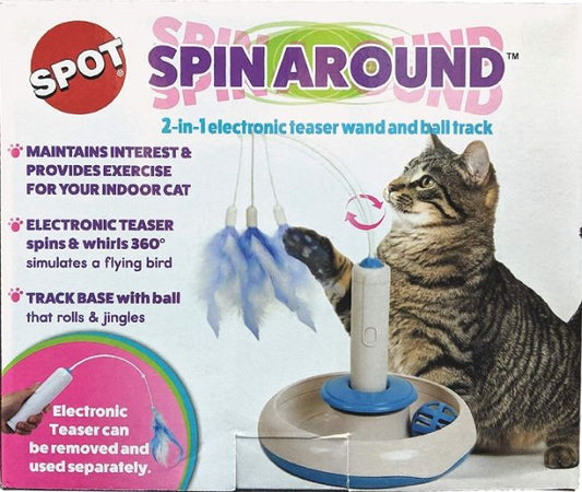 Spot Spin Around Cat Track Cat Toy image 0