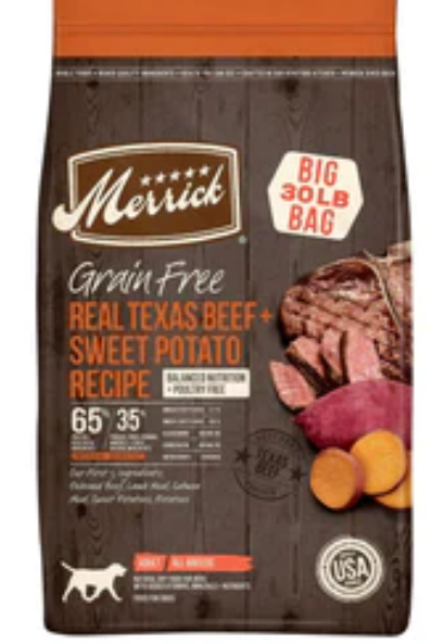 Merrick Grain-Free Texas Beef & Sweet Potato Dry Dog Food image 0