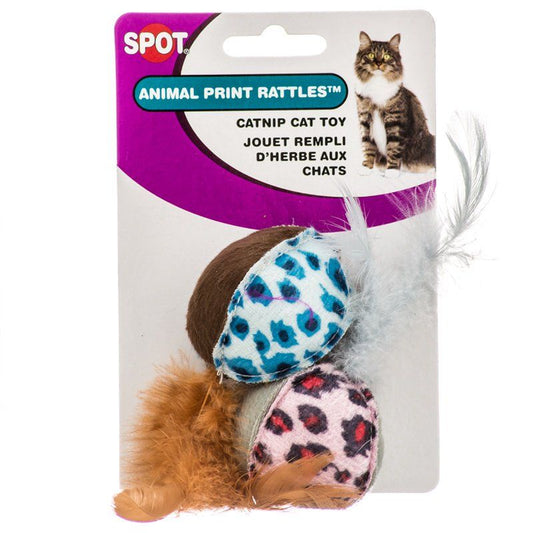 Spot Spotnips Rattle with Catnip - Animal Print image 0