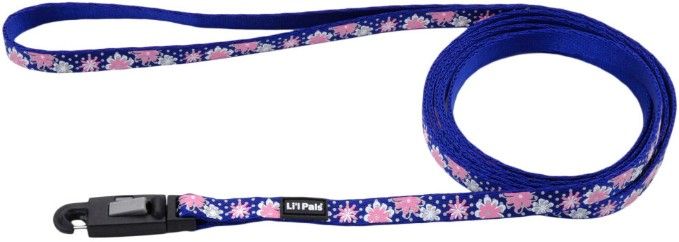 Li'L Pals Reflective Leash - Flowers with Dots image 0