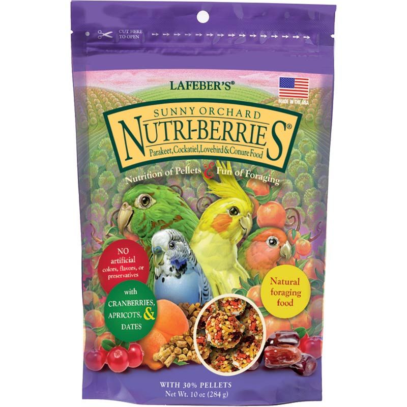 Lafeber Sunny Orchard Nutri-Berries Parakeet, Cockatiel & Conure Food image 0