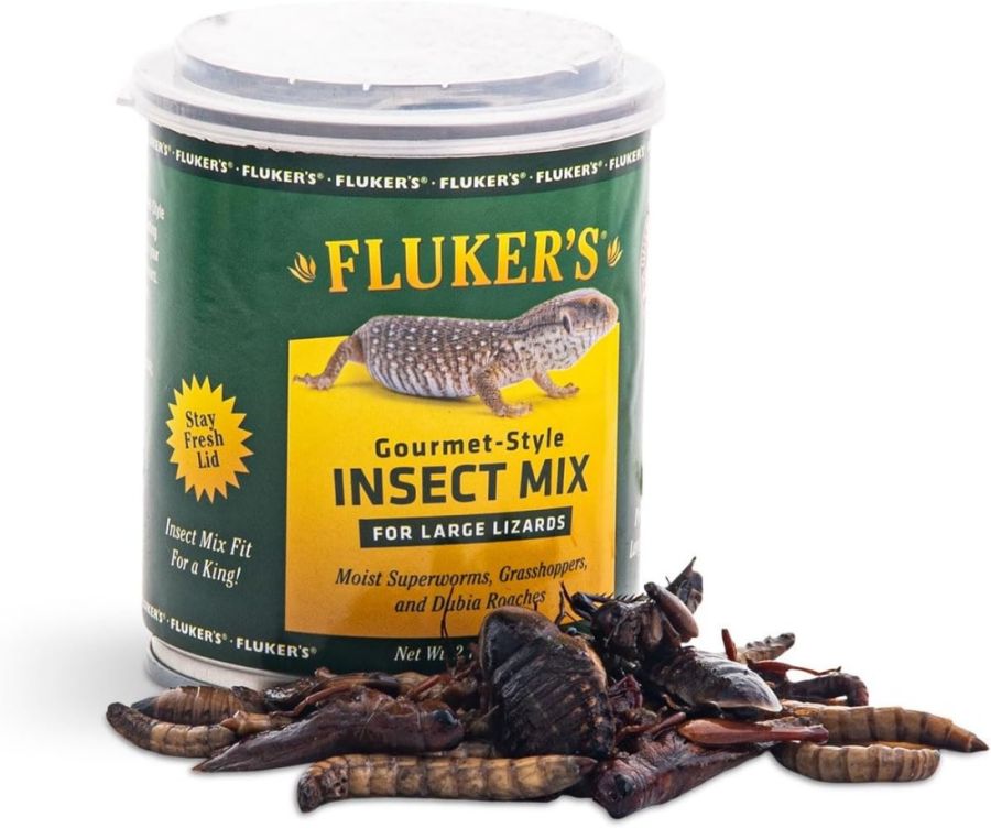 Flukers Gourmet Style Canned Insect Mix for Large Reptiles image 0