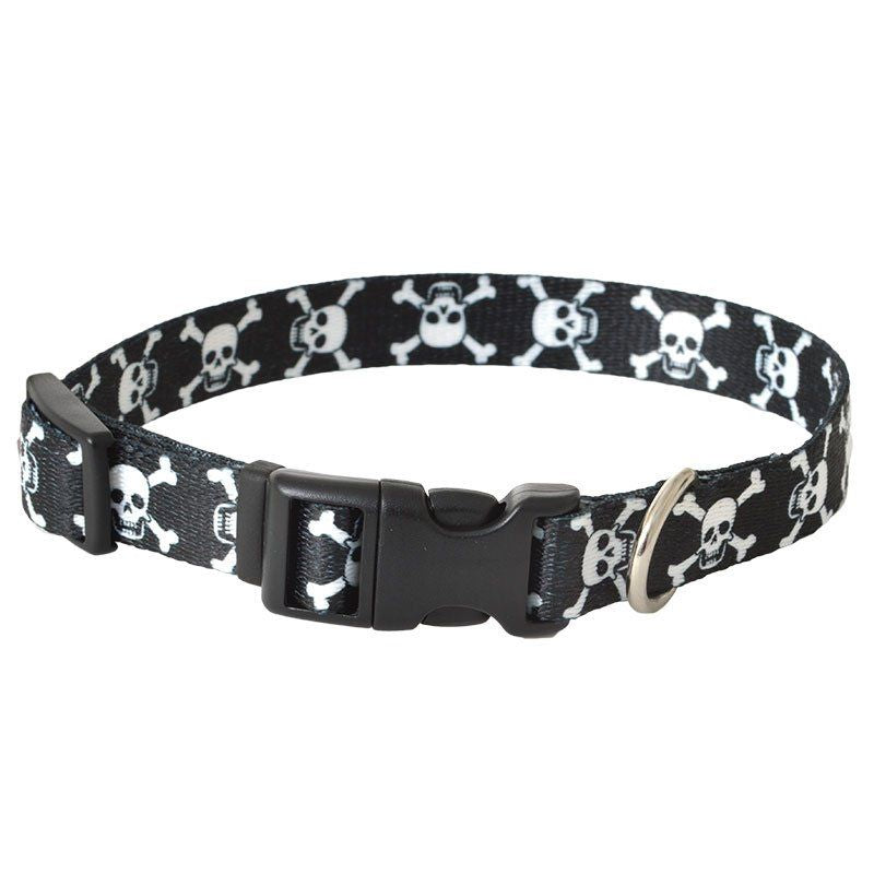 Pet Attire Styles Skulls Adjustable Dog Collar image 0