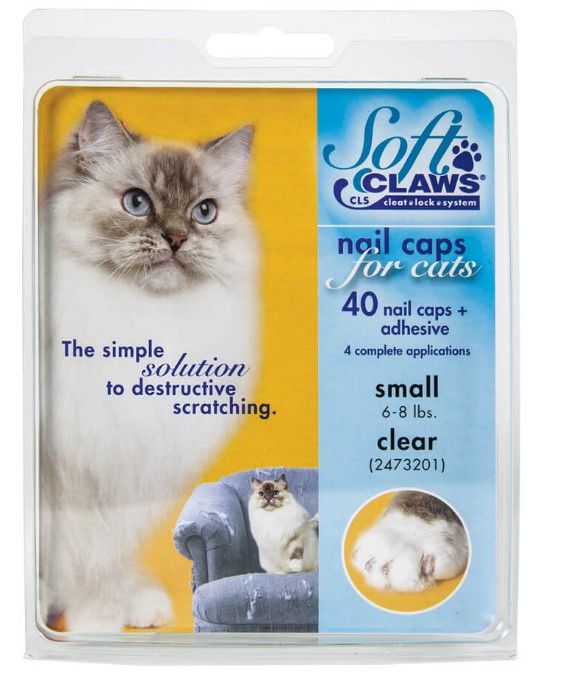 Soft Claws Nail Caps for Cats Clear image 0