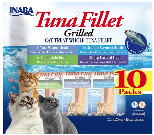 Inaba Tuna Fillet Cat Treat Whole Tuna Fillet Variety Pack image 0