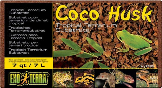 Exo Terra Coco Husk Brick Tropical Terrarium Reptile Substrate image 0