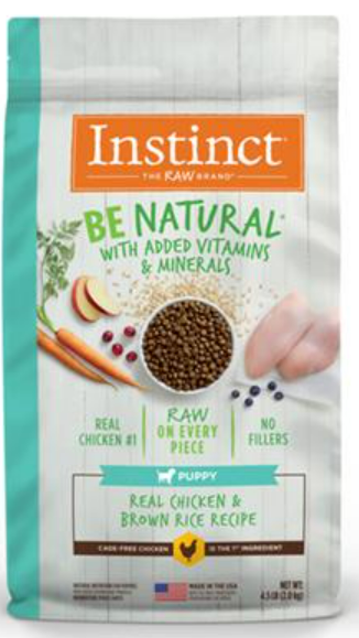 Natures Variety Instinct Be Natural Dry + Raw Dog Food 4.5Lb Bags image 3