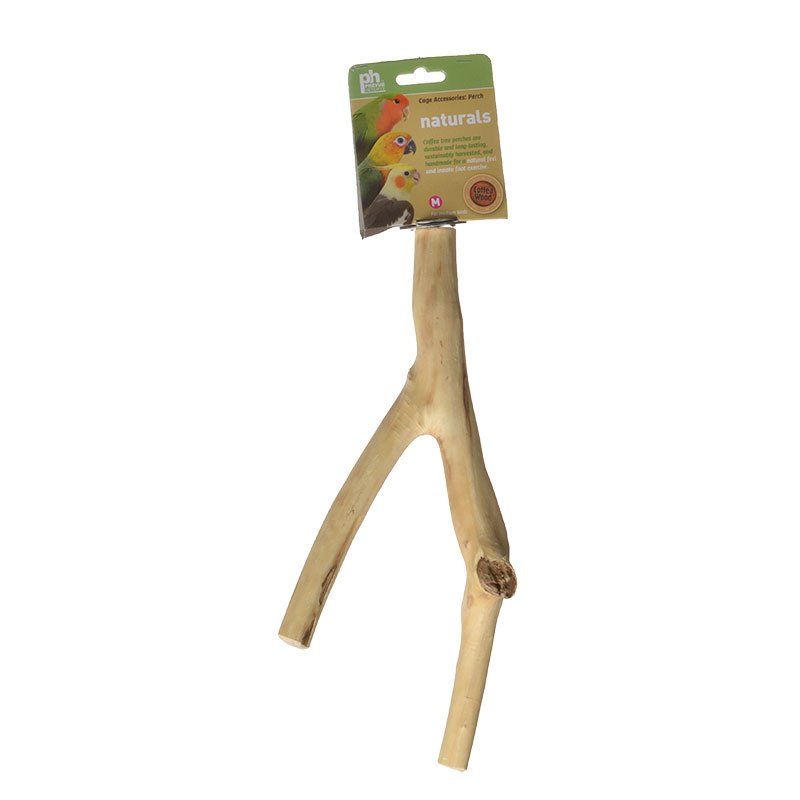 Prevue Naturals Y-Branch Perch - Coffea Wood image 0
