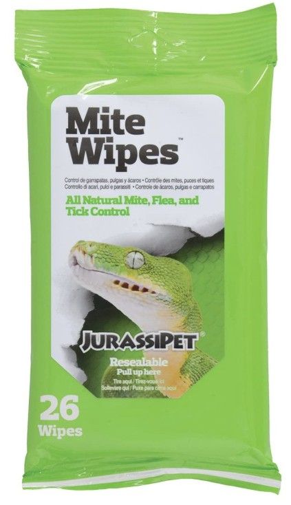 JurassiPet MiteWipes All Natural Mite, Flea and Tick Control image 0