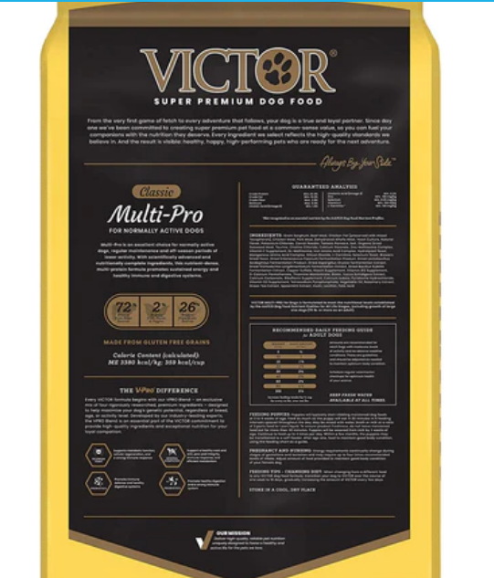 Victor Multi-Pro Formula Dry Dog Food image 1