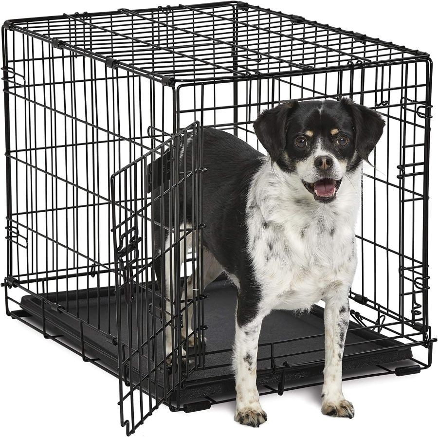 MidWest Contour Wire Dog Crate Single Door image 0