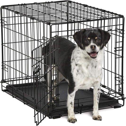 MidWest Contour Wire Dog Crate Single Door image 0