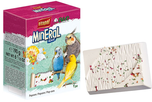 AE Cage Company Popcorn Infused Bird Mineral Block Large image 0