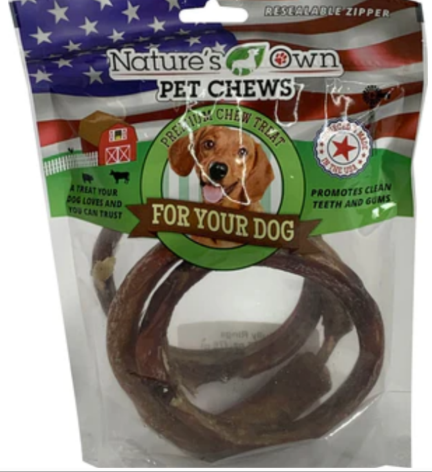 Nature's Own USA Bully Rings Natural Dog Chews - Beef - 3 Pack image 0
