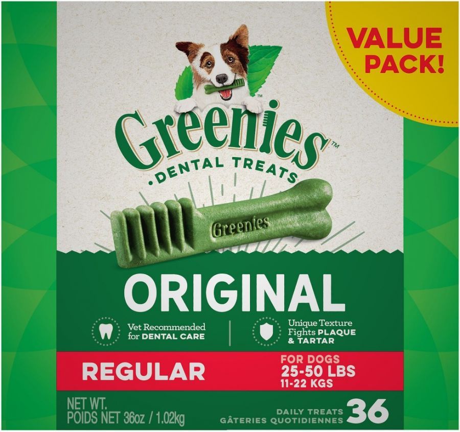 Greenies Regular Dental Dog Treats image 0