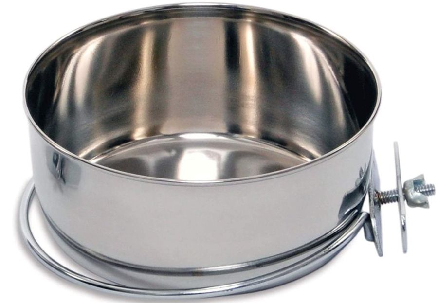 Prevue Stainless Steel Bolt-On Coop Cup image 0