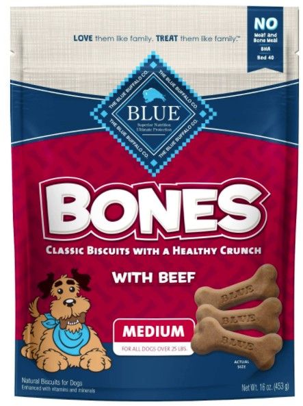 Blue Buffalo Classic Bone Biscuits with Beef Medium image 0