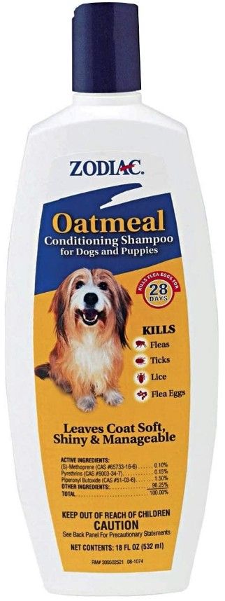 Zodiac Oatmeal Conditioning Shampoo for Dogs & Puppies image 0