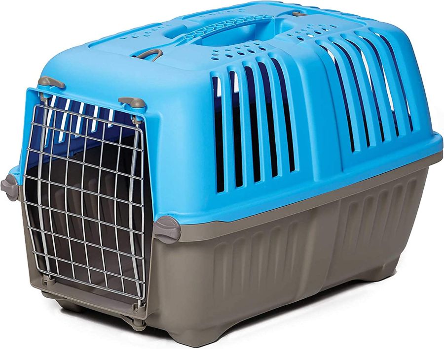 MidWest Spree Pet Carrier Blue Plastic Dog Carrier image 0