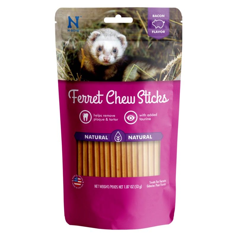 N-Bone Ferret Chew Sticks Bacon Flavor image 0