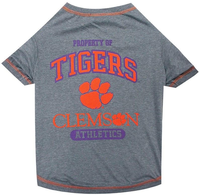 Pets First Clemson Tee Shirt for Dogs and Cats image 0