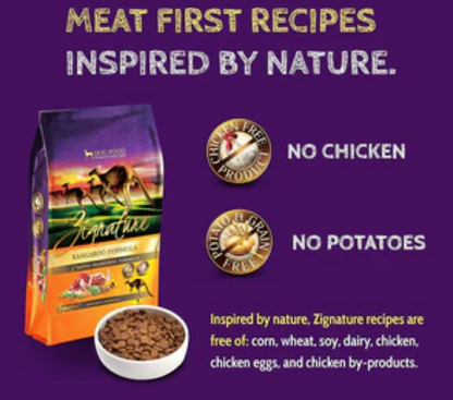 Pets Global Zignature Kangaroo Formula Dry Dog Food image 2