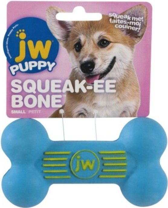 JW Pet Squeak-ee Bone Puppy Toy image 0