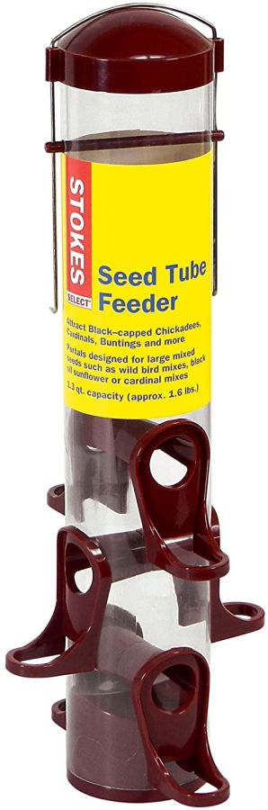 More Birds Seed Tube Songbird Feeder 15 INCH Tall image 0