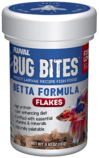 Fluval Bug Bites Betta Formula Flakes image 0