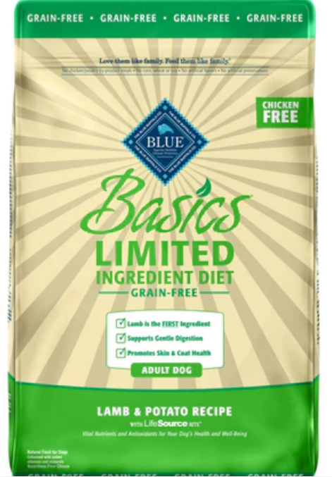 Blue Buffalo Basics Grain Free Adult Lamb & Potato Recipe Dry Dog Food image 0