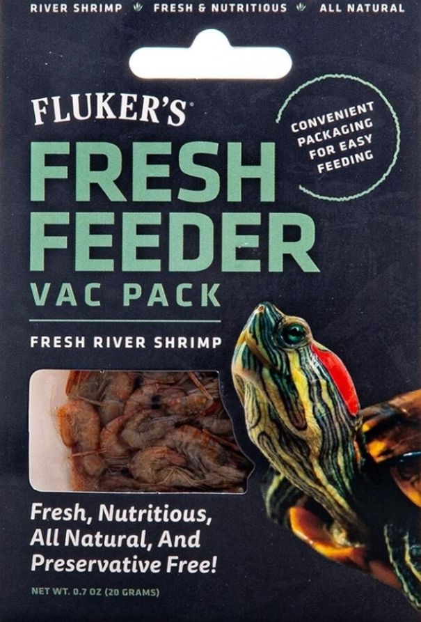 Flukers Fresh Feeder Vac Pack Aquatic Shrimp for Reptiles image 0