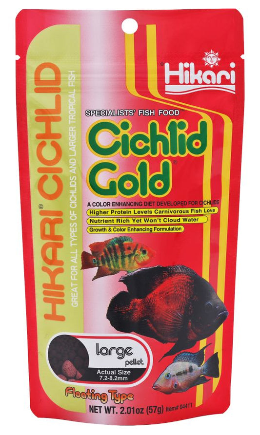 Hikari Cichlid Gold Color Enhancing Fish Food - Large Pellet image 0