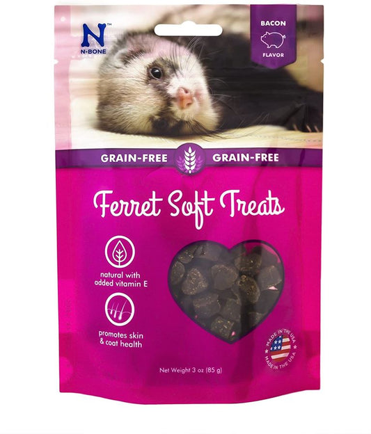 N-Bone Ferret Soft Treats - Bacon Flavor image 0