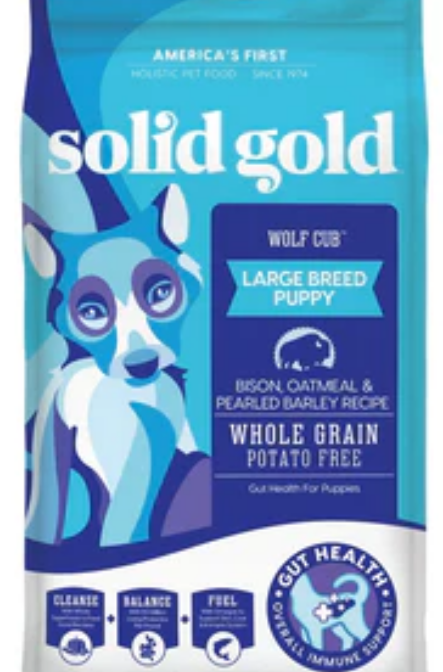 Solid Gold Wolf Cub with Bison Dry Puppy Food 24lb. Bag image 0