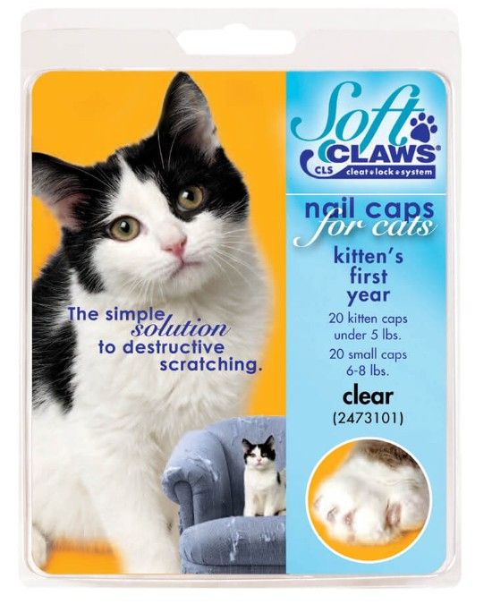Soft Claws Nail Caps for Cats Clear image 0