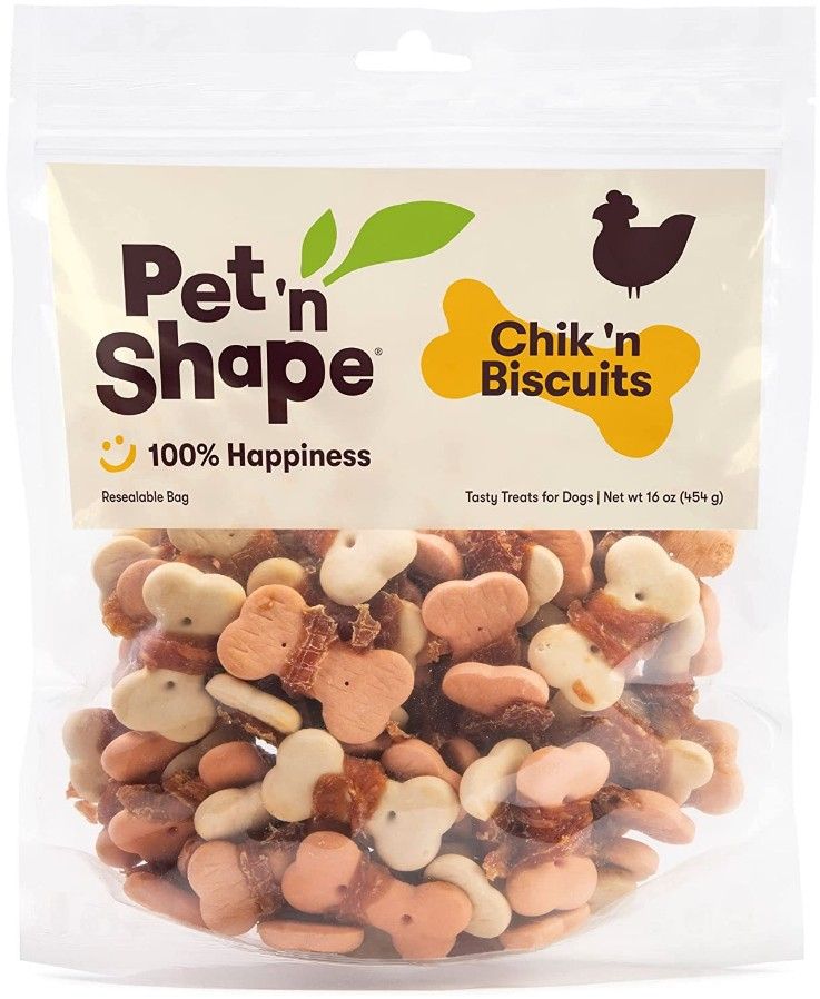 Pet 'n Shape Chik 'n Biscuits Dog Treats image 0