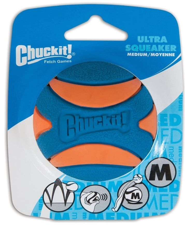 Chuckit Ultra Squeaker Ball Dog Toy image 0