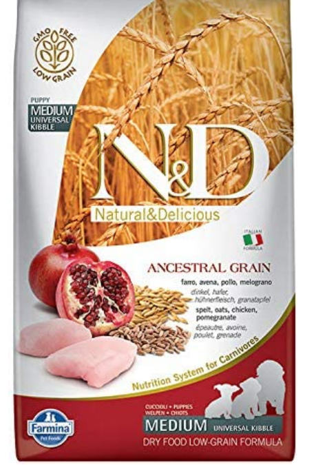 Farmina Ancestral Grain Chicken & Pomegranate Puppy Medium and Maxi Dry Dog Food image 0