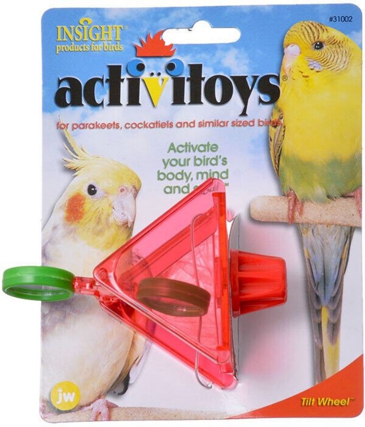JW Insight Tilt Wheel Bird Toy image 0