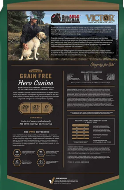Victor Grain Free Hero Formula Dry Dog Food image 1