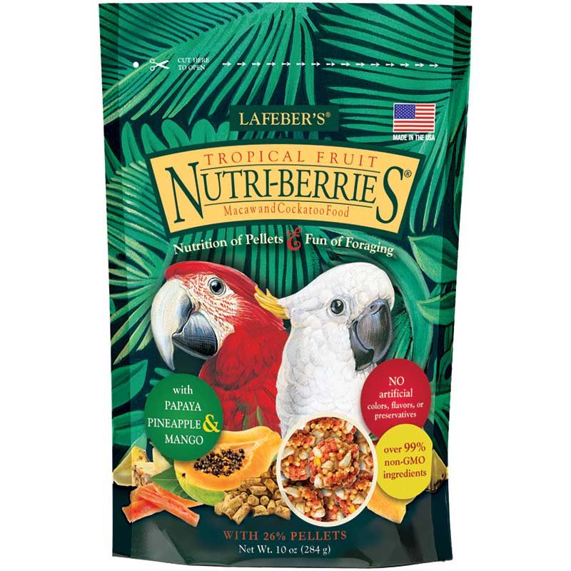 Lafeber Tropical Fruit Nutri-Berries Macaw & Cockatoo Food image 0