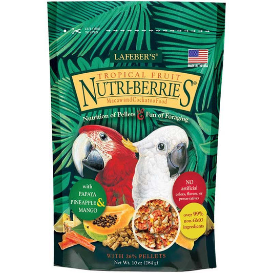 Lafeber Tropical Fruit Nutri-Berries Macaw & Cockatoo Food image 0